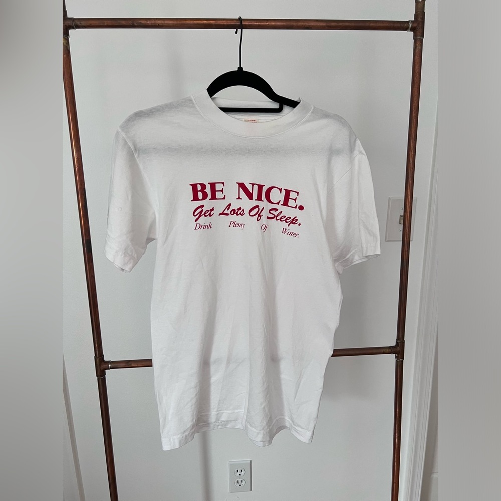 Sporty and rich red and white tee size xs nwot